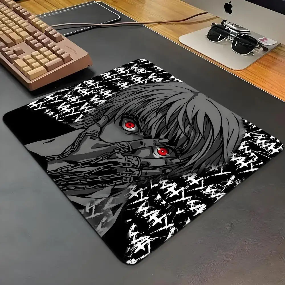 1pc Hxh Mousepad H-Hunter X Hunter Anime Mouse Pad XS Gaming Accessories Office Gamer Keyboard Desk Mat Non-Slip Laptop Rug