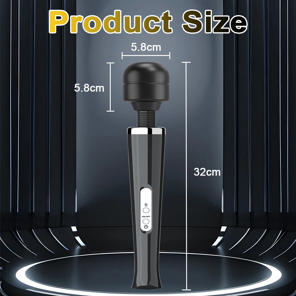 10-Speed Handheld Vibration Body Massager