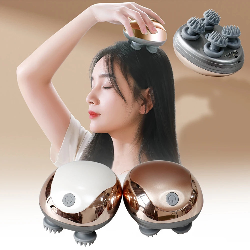 Rechargeable Handheld Scalp & Head Massager