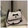 Pink Bow Mini Square Shoulder Bag