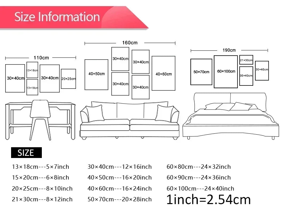 Lucky You Pink Guest Check Wall Art Print