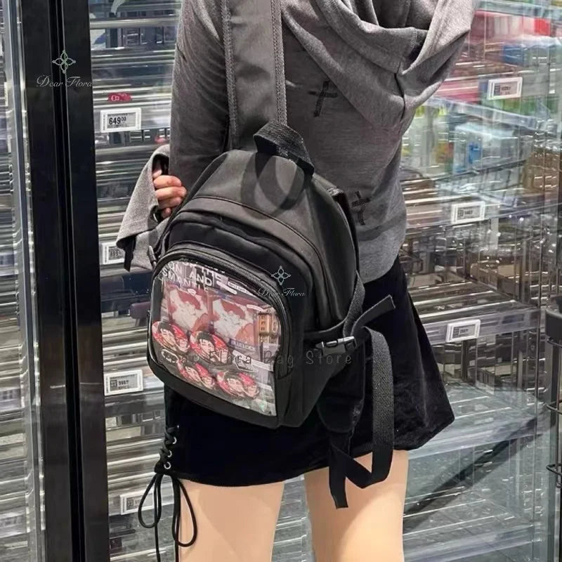 Kawaii Mini Transparent Ita Backpack