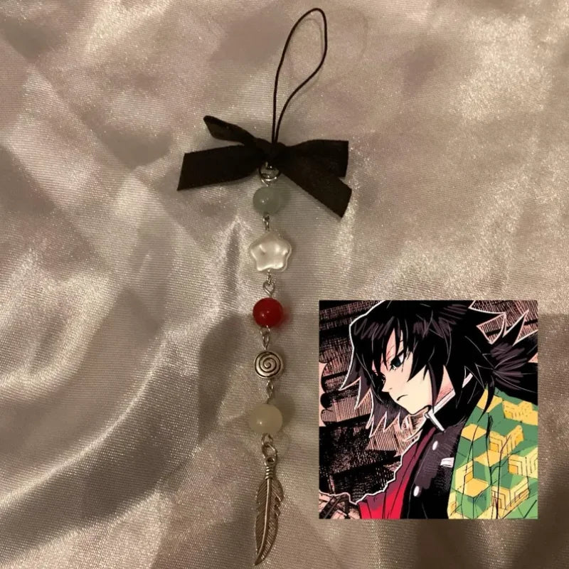Handmade Sanemi & Giyuu Matching Phone Charms