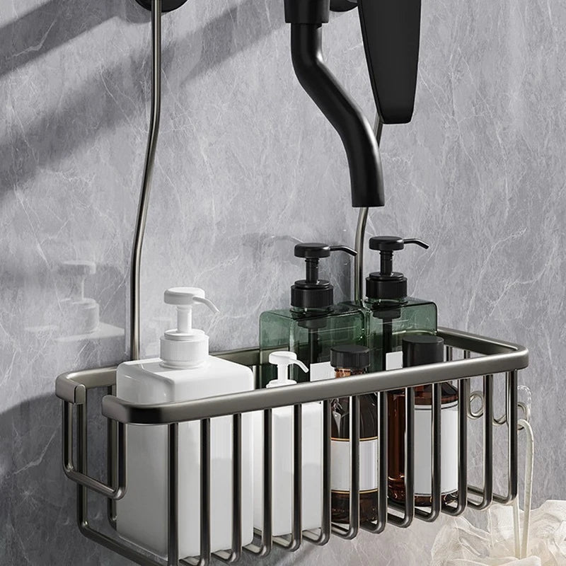 Adjustable Aluminum Shower Storage Shelf
