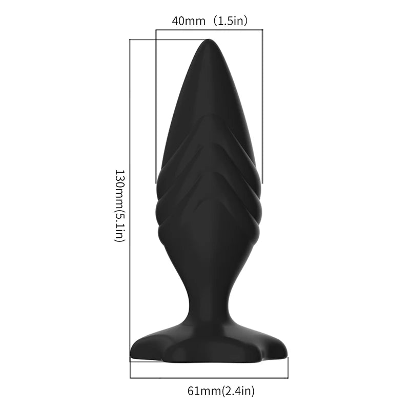 Wearable Progressive Silicone Anal Bead Plug