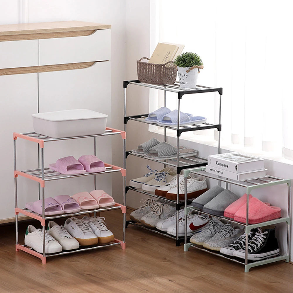 3–5 Tier Space-Saving Shoe Rack