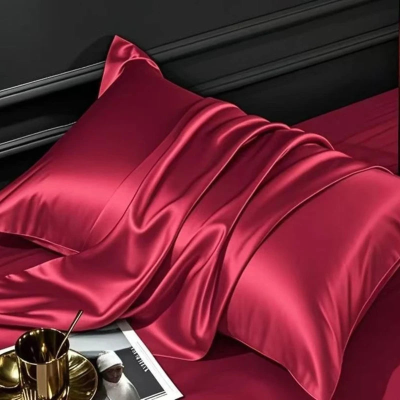 2-Piece Soft Satin Pillowcase Set