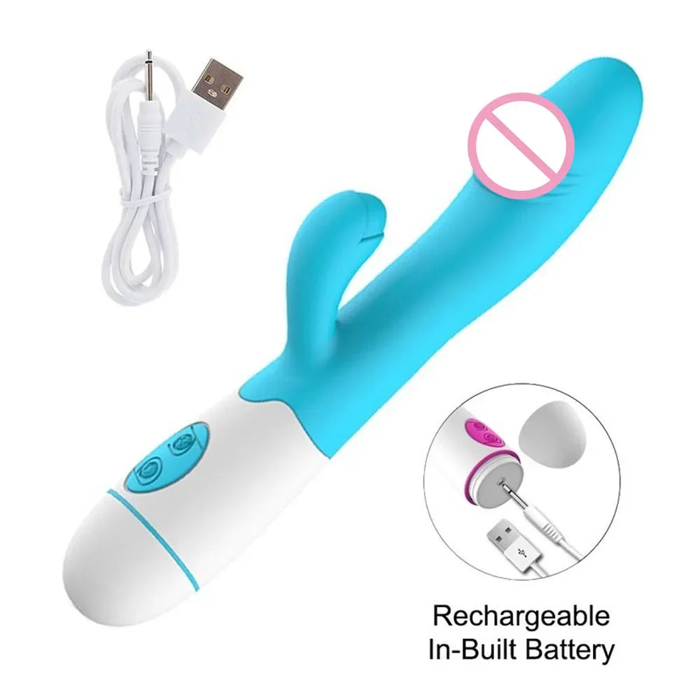 Rotating & Thrusting Rabbit Vibrator