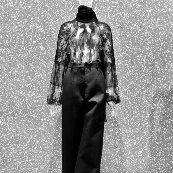 Sexy Ladies Transparent Shirt Fashion Women's Silk Blouse High Quality Summer Chiffon Shirt With Ruffles