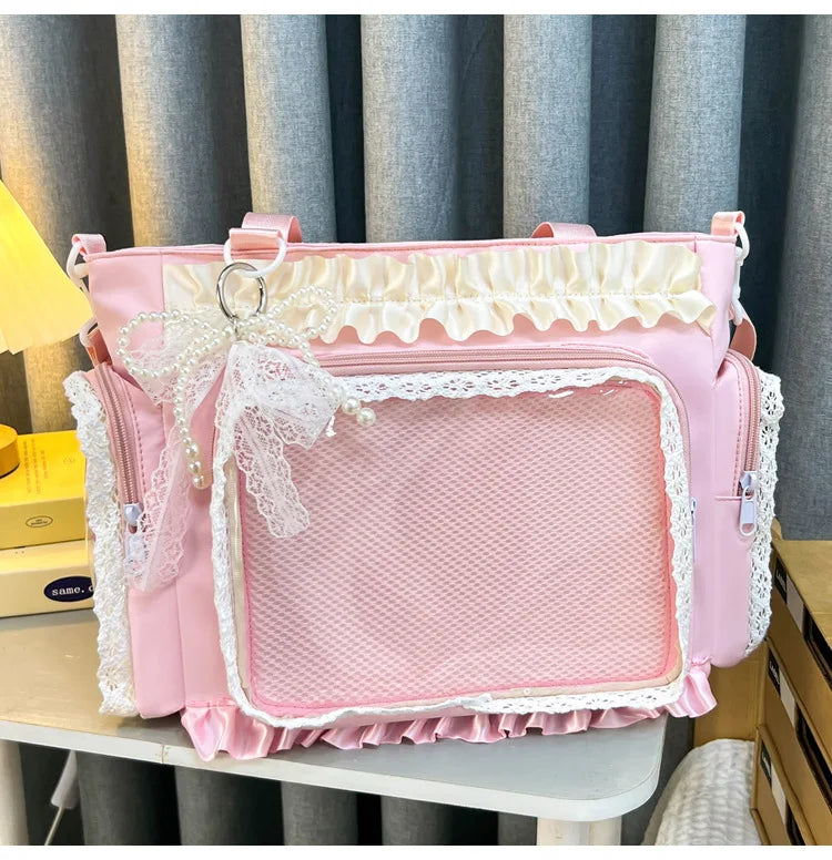 Lolita Lace Transparent Ita Bag