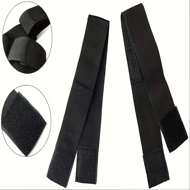 BDSM Wrist Restraint Cuff Set with Hook-and-Loop Straps