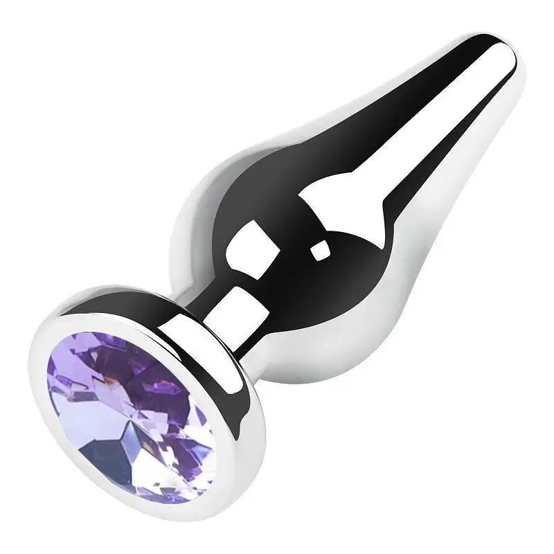 Jeweled Aluminum Alloy Anal Plug