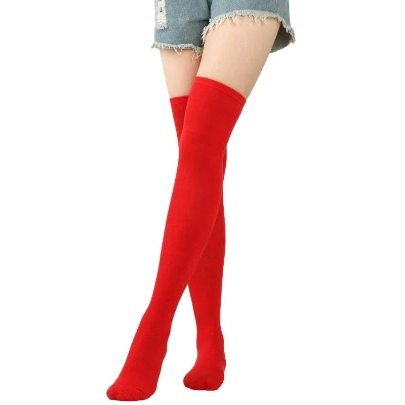 Womens Thigh High Socks Knee Highs Women Girls Slouchy Boot Socks Over Knee Sock 15UB