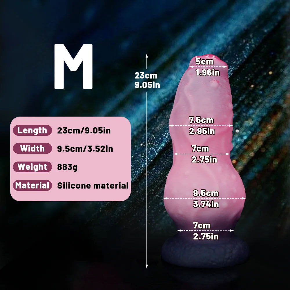 Huge Silicone Animal Dildo Anal Plug Dog Knot Penis Masturbation Prostate Large Butt Plug Sex Toy For Men Women Adult Supplies