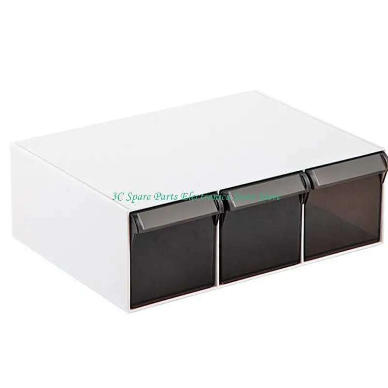 Transparent Multi-Drawer Desktop Storage Cabinet
