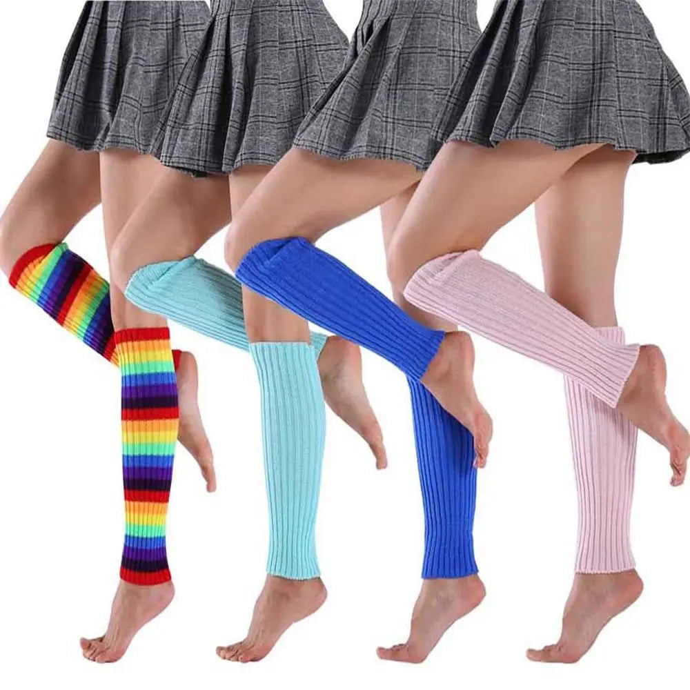 Ribbed Knit Harajuku Lolita Leg Warmers