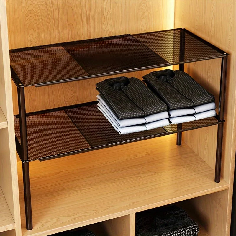 Expandable Stackable Wardrobe Shelf Organizer