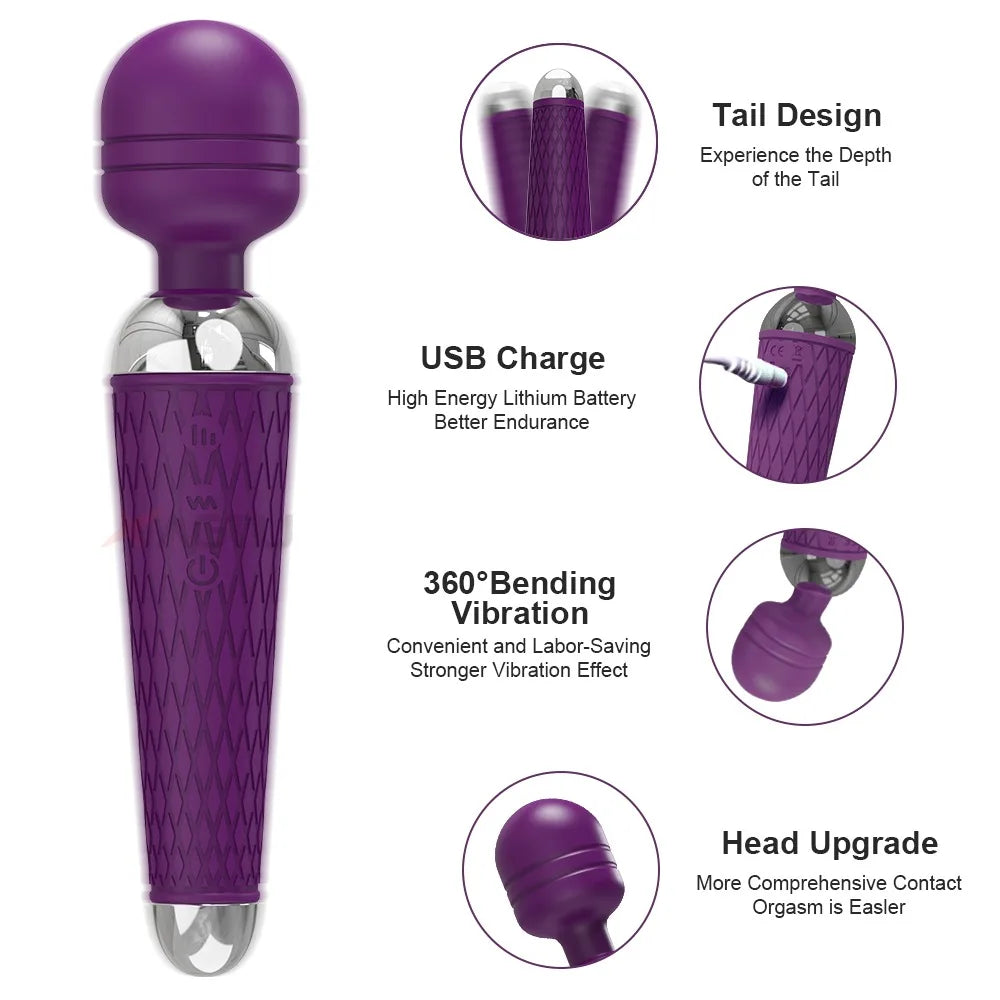 Powerful Magic Wand Vibrator