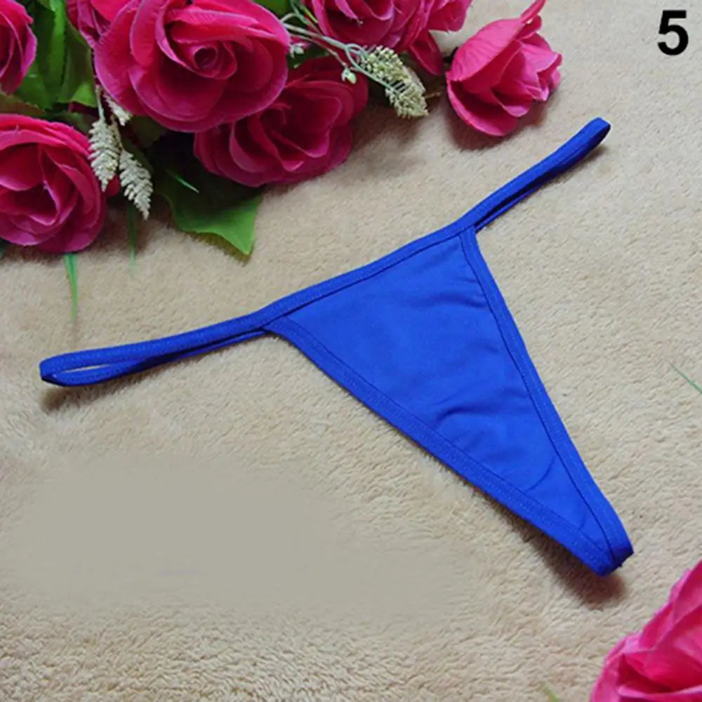 2023 Sexy Panties Temptation Micro G String Underwear Women Low-Rise Lingerie Panty Sexy Lingerie V-String T-back Panties Thongs