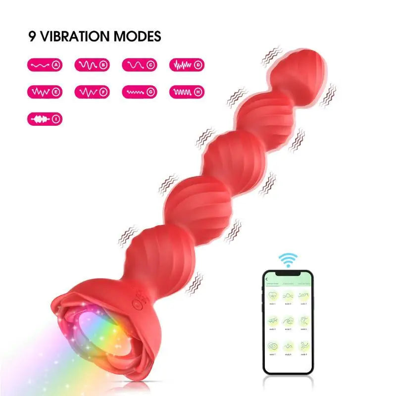 9-Mode Light-Up Prostate Massager