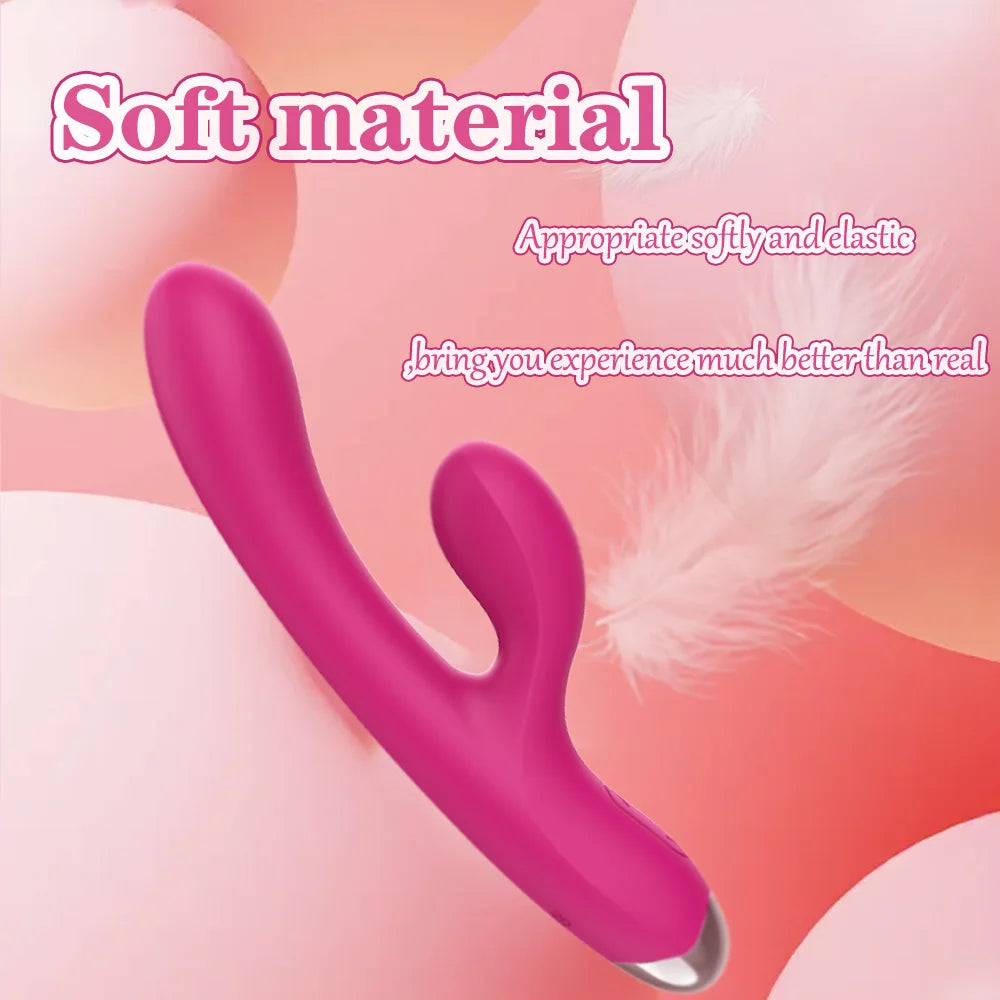 2-in-1 Silicone Rabbit Vibrator