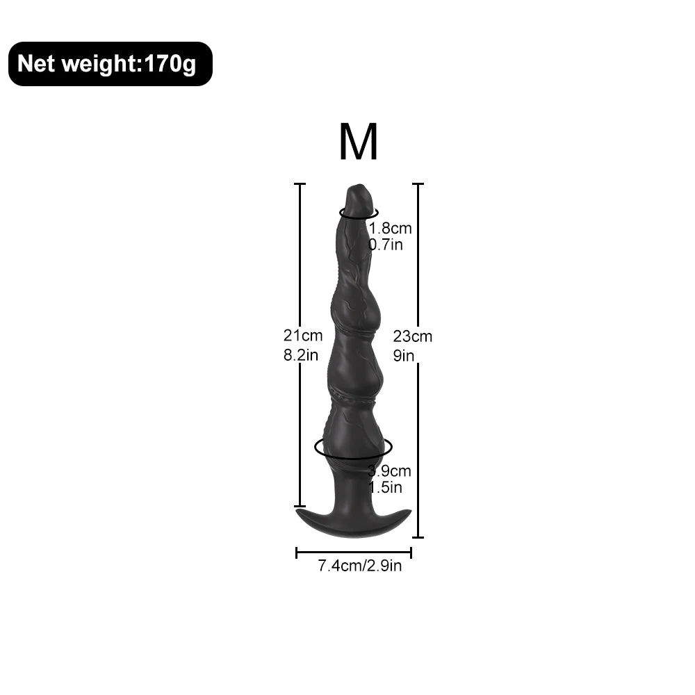 Soft Silicone Anal Bead & Plug Trainer