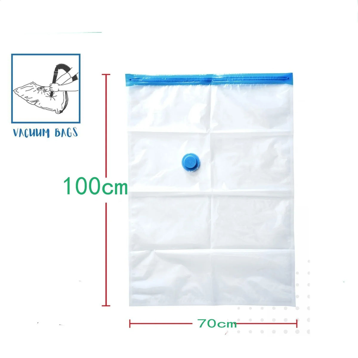 Vacuum Seal Storage Bags for Clothes & Comforters