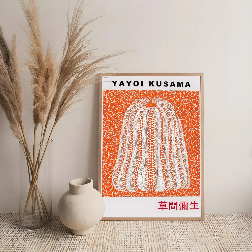 Yayoi Kusama Art Wall Poster