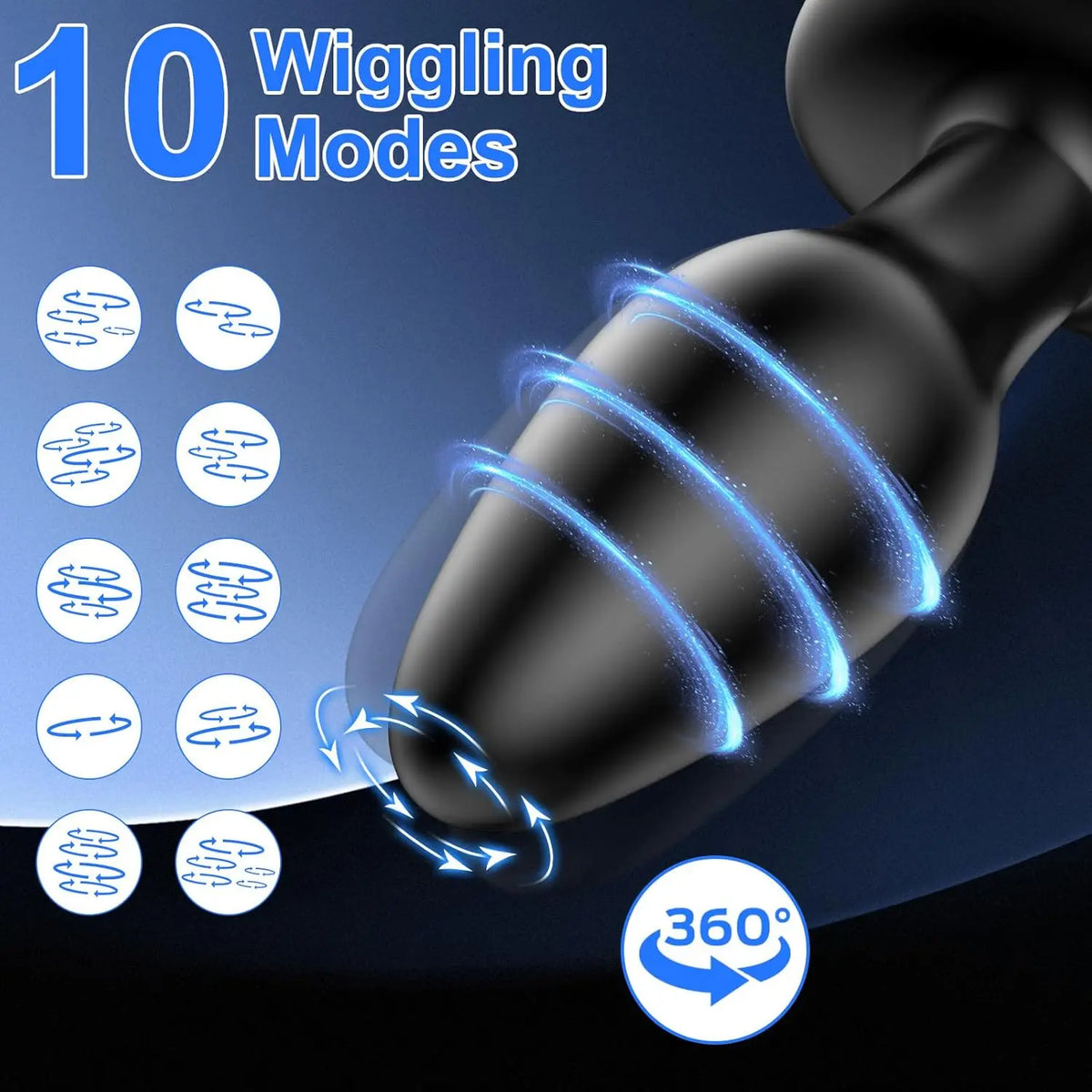 Wireless Remote Vibrating Anal Plug