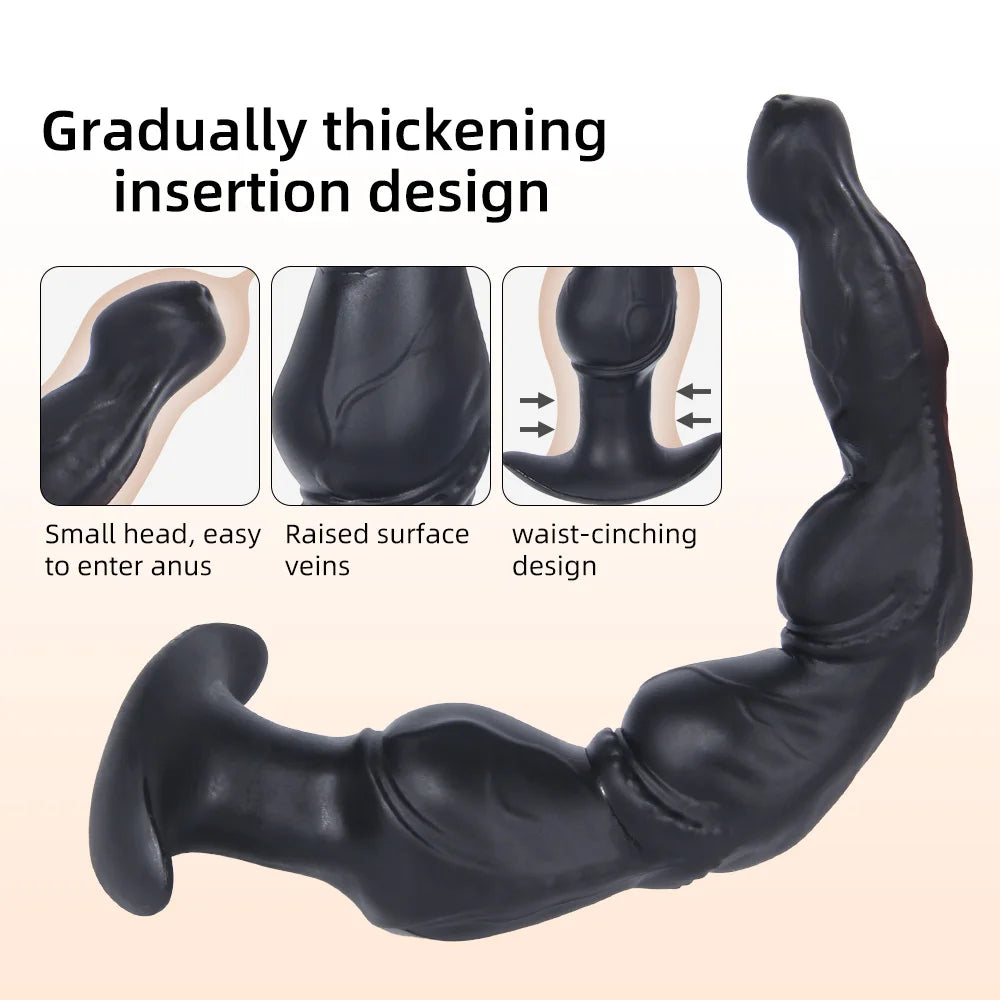 Soft Silicone Anal Bead & Plug Trainer