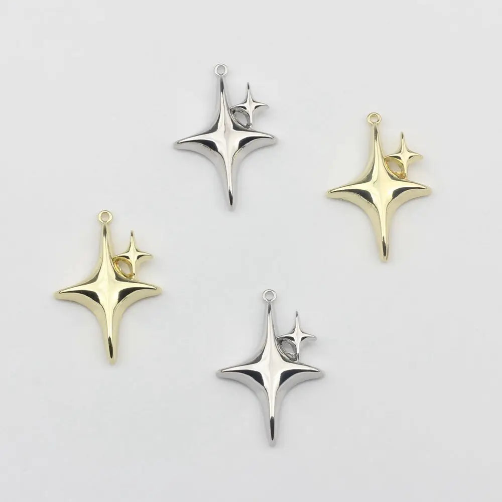 Black Heart, Cross & Star DIY Jewelry Charms