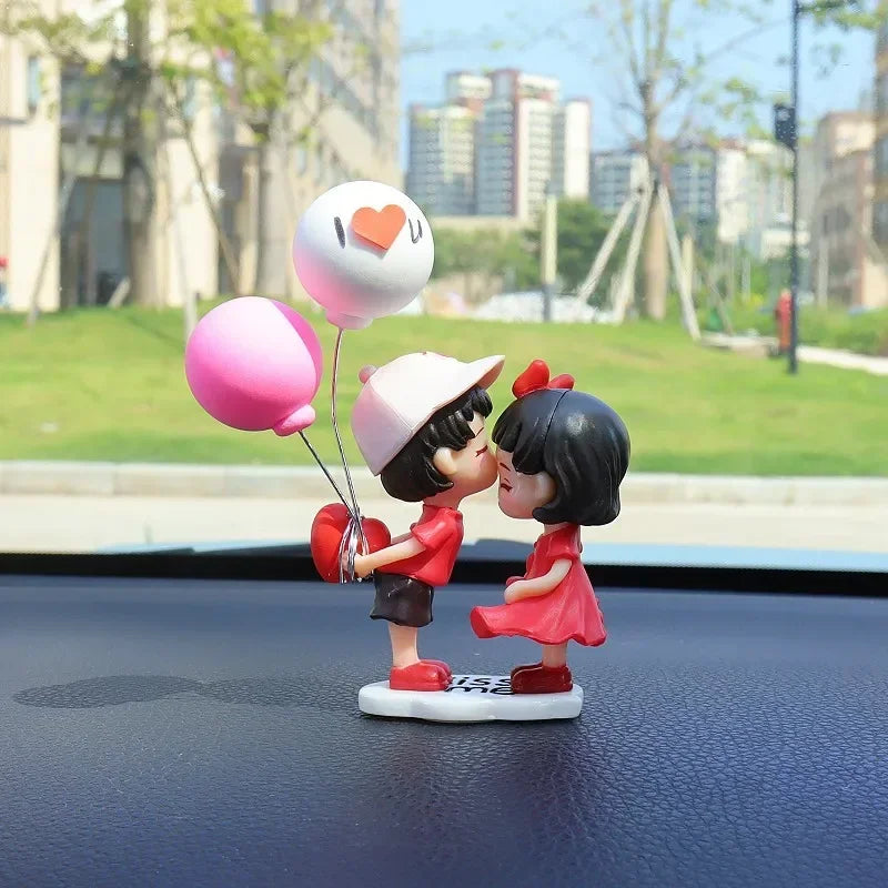 Cute Couple Car Dashboard Ornament