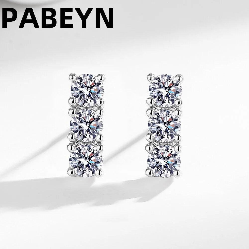 Sterling Silver Zircon Necklace & Earring Set