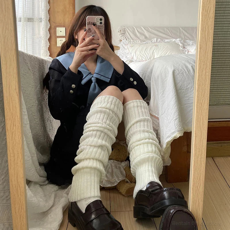 70cm Over-Knee Knitted JK Leg Warmers