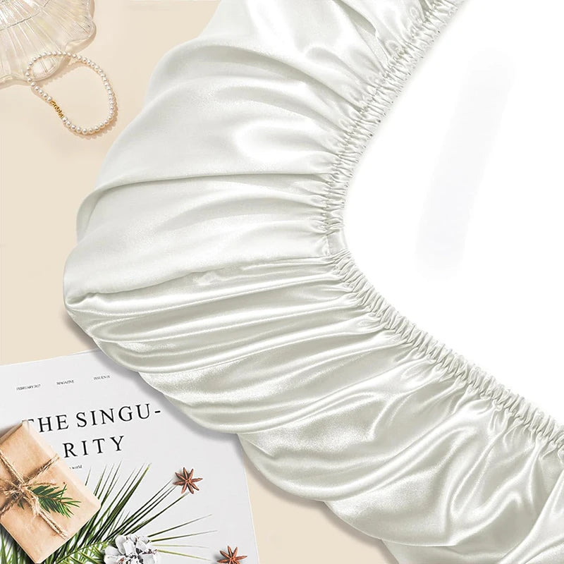 Satin Decorative Pillowcase with Elastic Band