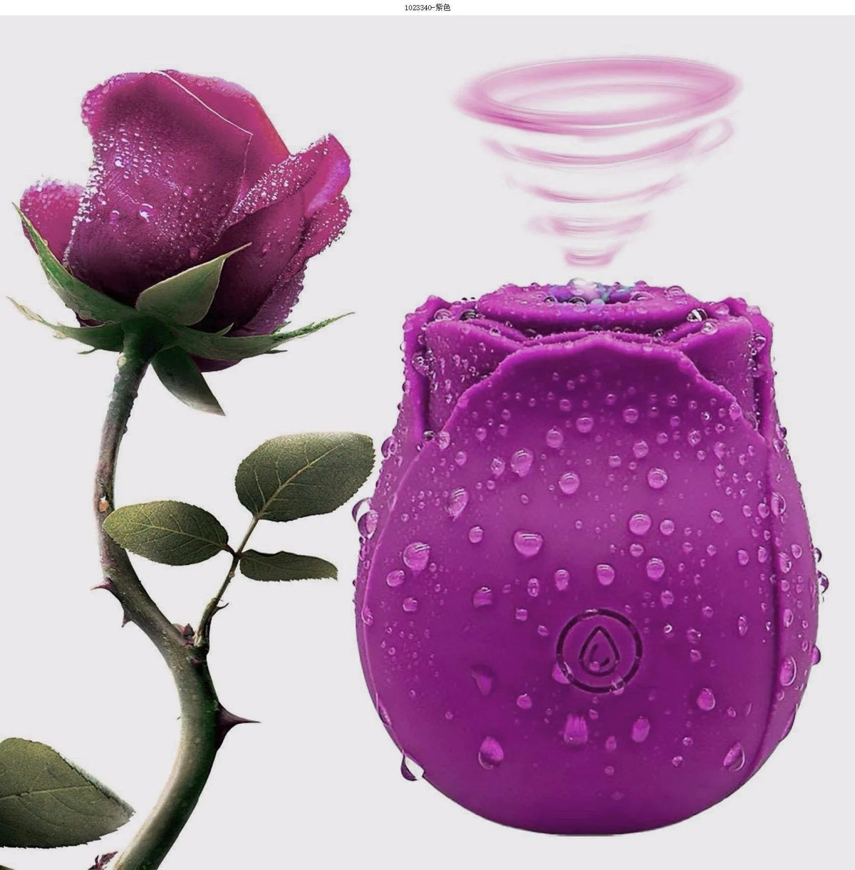 Rose Suction Vibrator & G-Spot Stimulator