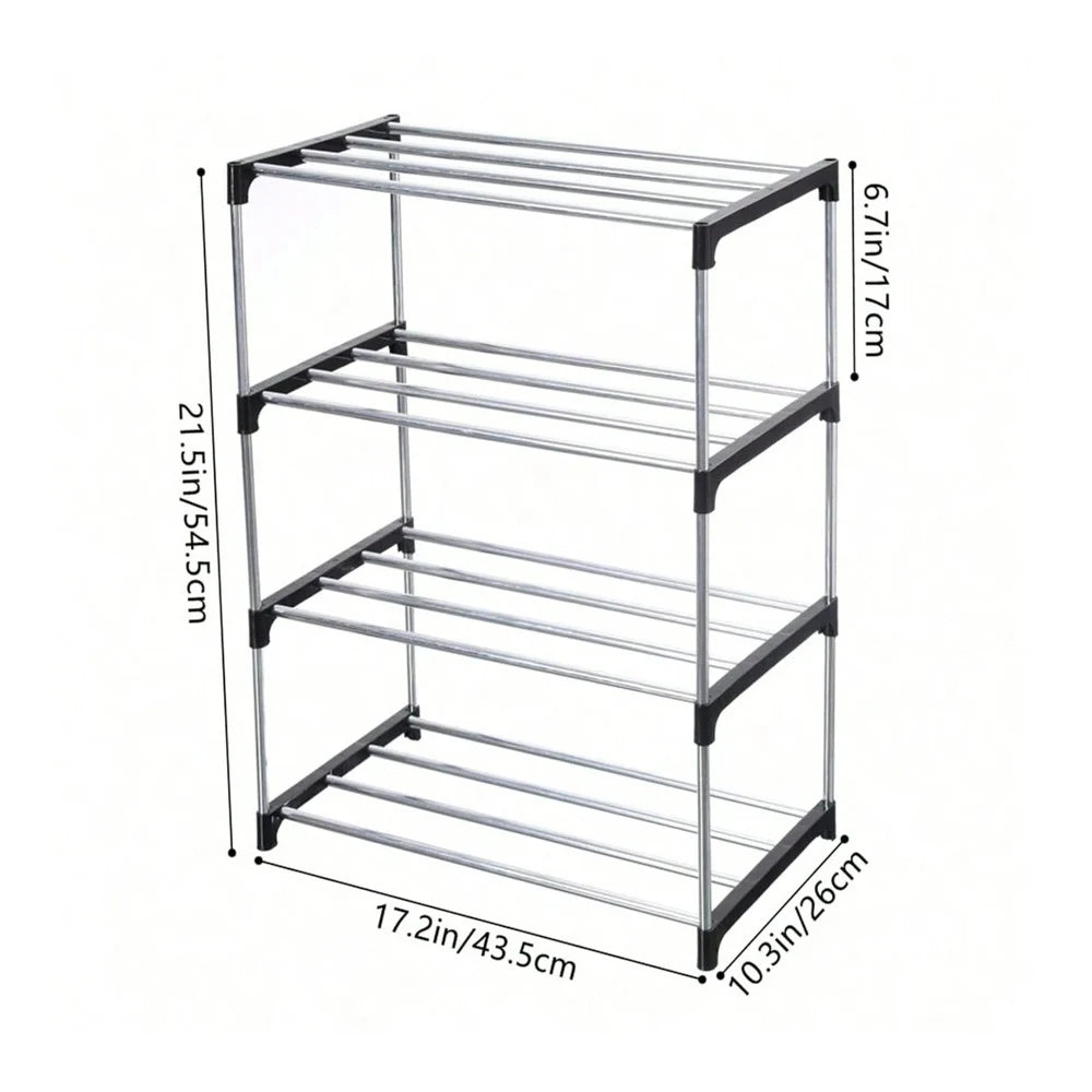 3–5 Tier Space-Saving Shoe Rack