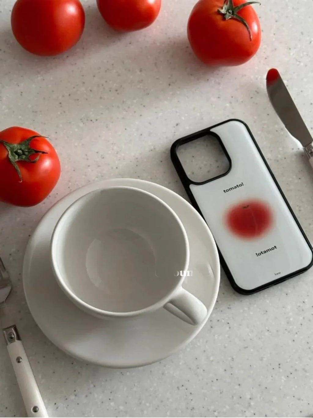 Cute Tomato Glossy Phone Case for iPhone