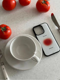 Cute Tomato Glossy Phone Case for iPhone
