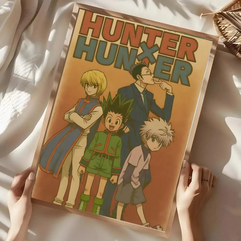 Anime H-Hunter x Hunter Poster Wall art print art suitable for living room bedroom bar parlor home decoration gift