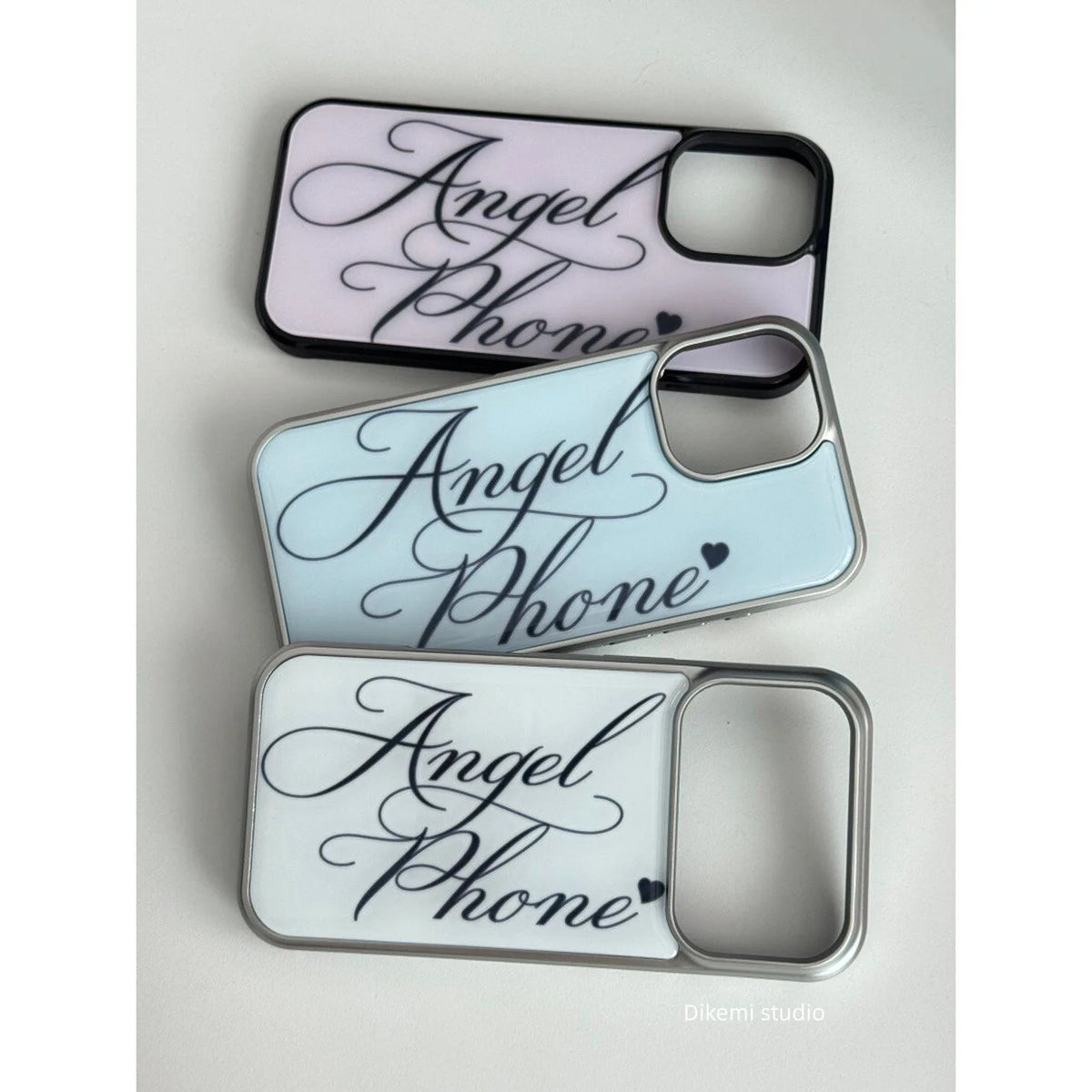 Y2K Angel Clear Phone Case for iPhone