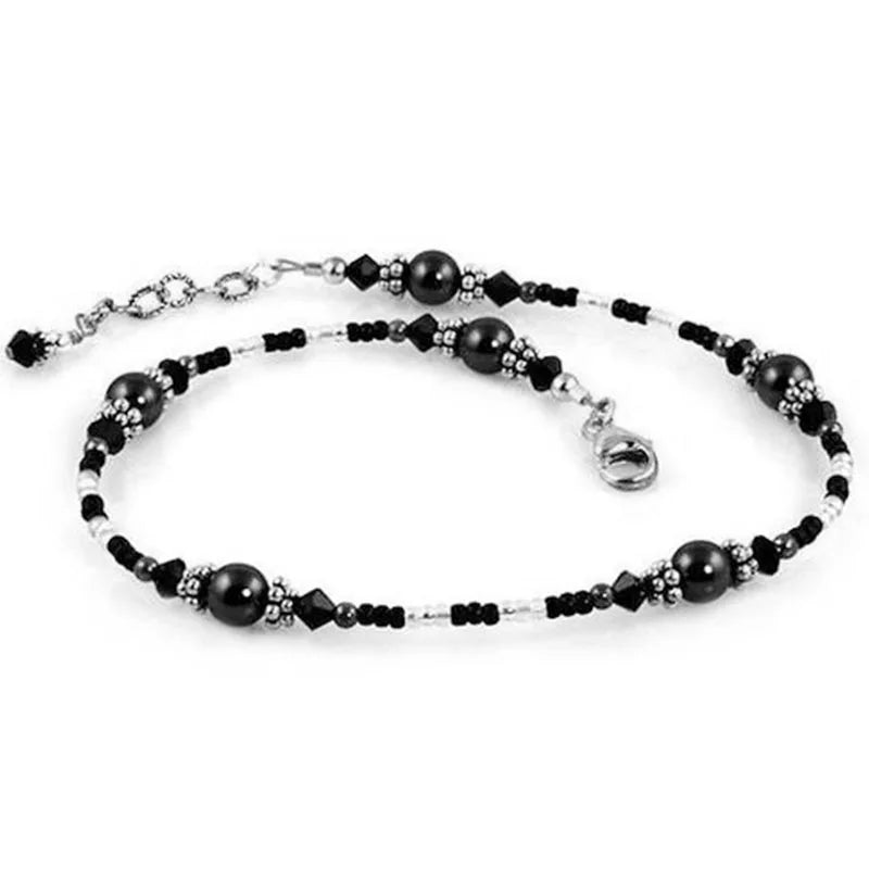 Colorful Pearl Beaded Anklet
