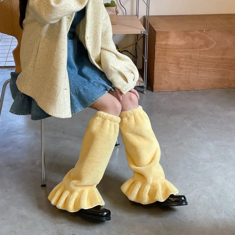 Furry Kawaii Lolita Winter Leg Warmers