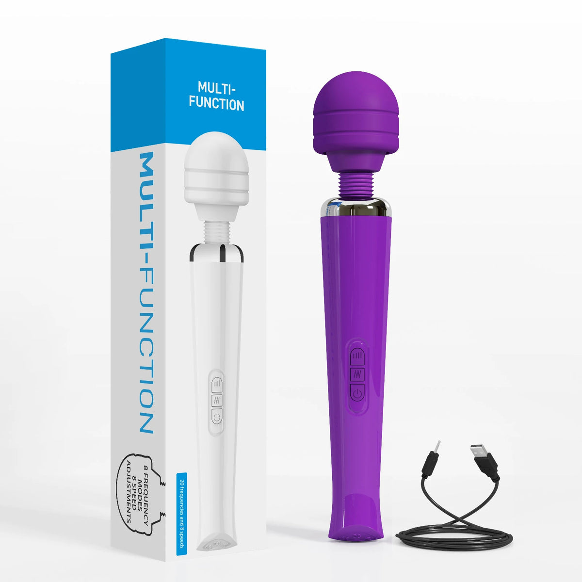 USB-Rechargeable Magic Wand Vibrator