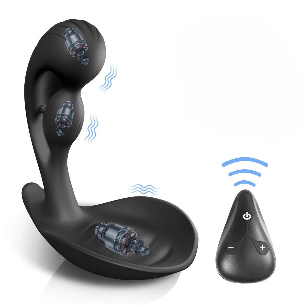 Vibrating Prostate Massager with Ball Stimulator