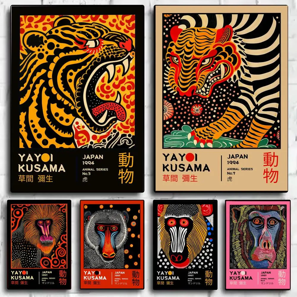 Yayoi Kusama Minimalist Wall Art Print