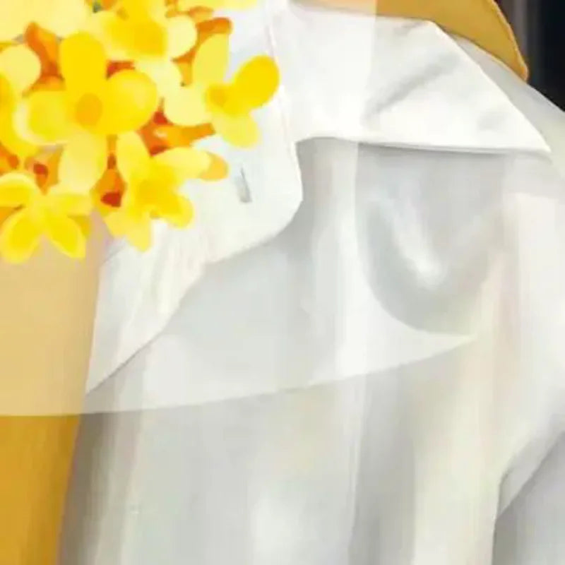 Fashion Rose Flower Silk Scarf Versatile Soft Neckerchief For Women Girls Temperament Long Ribbon Tie Scarf Office Clothes Gifts