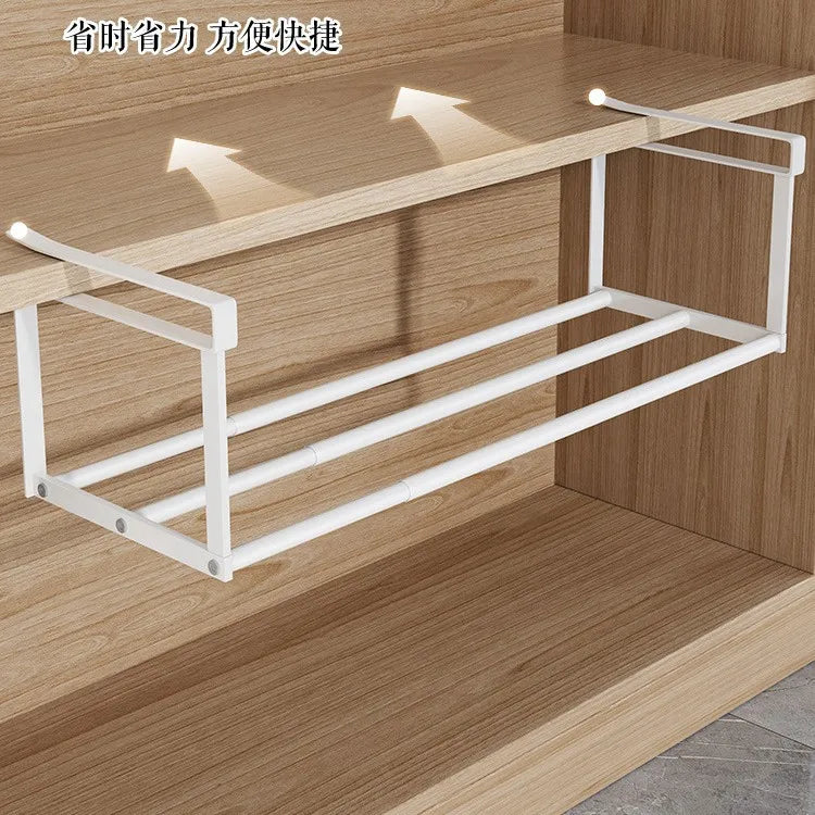 Expandable Multi-Layer Wardrobe Shelf Organizer