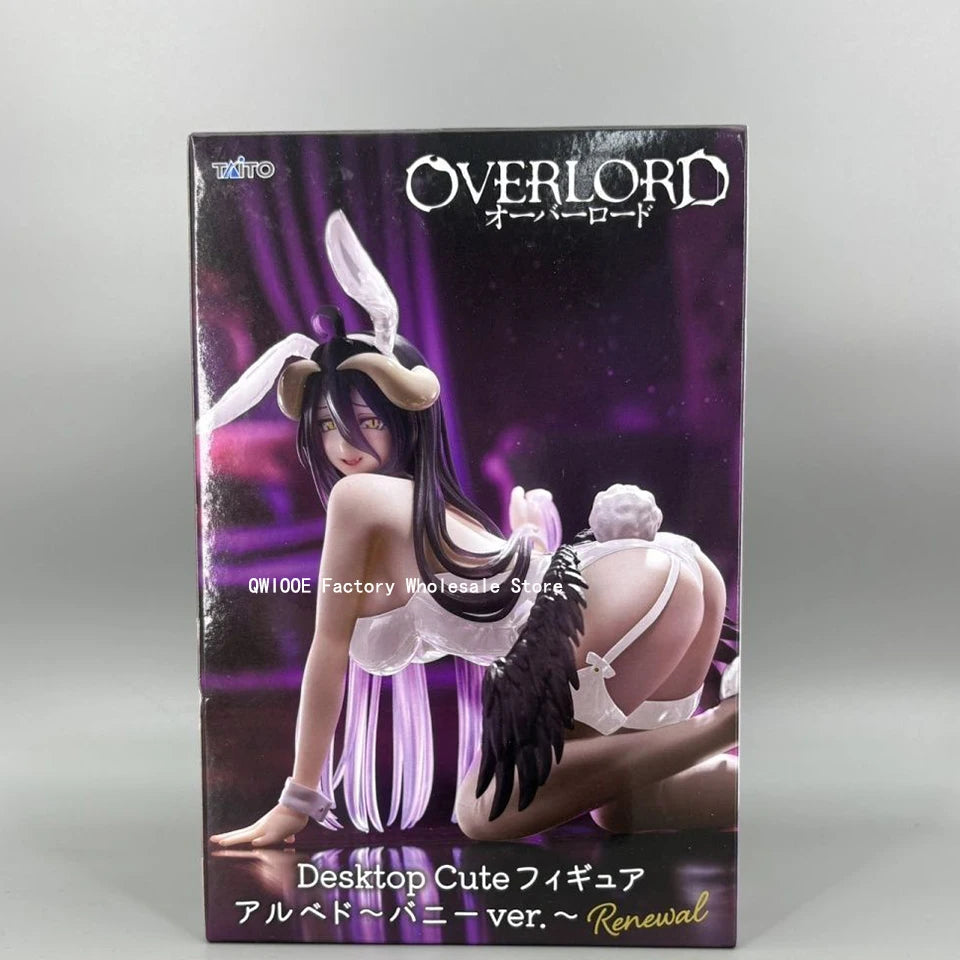 Original Genuine TAITO OVERLORD 13cm Albedo Anime Figure Model Toys For Girls Droppshiping Wholesale 2024