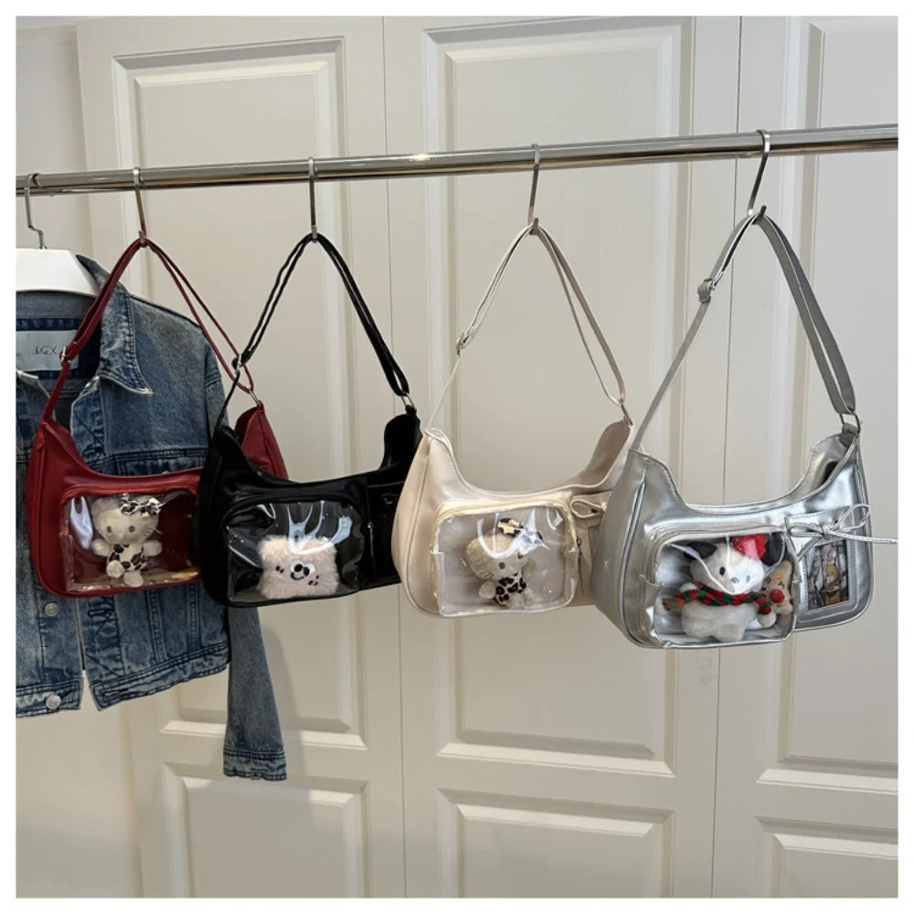 Harajuku Transparent Ita Shoulder Bag